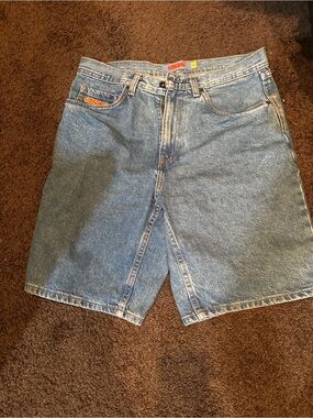 Empyre Relax Shorts Mens 30 Blue Baggy Denim Hip Hop Skater Grunge Y2KEmpyre Re